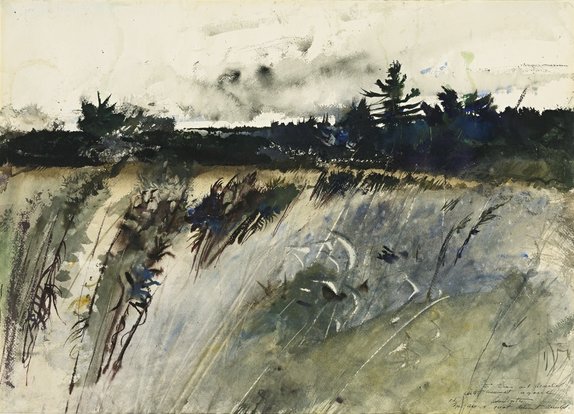 Andrew Wyeth Watercolor Painting