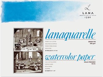 Lanaquarelle watercolor paper